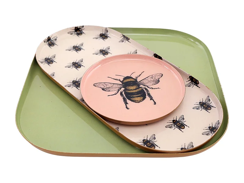 Set aus 3 Taschenleerer aus Metall Biene