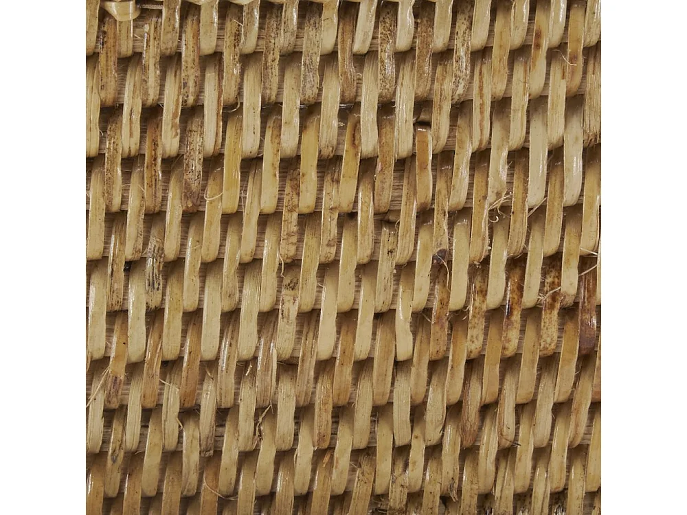 Grande corbeille de rangement en rotin naturel