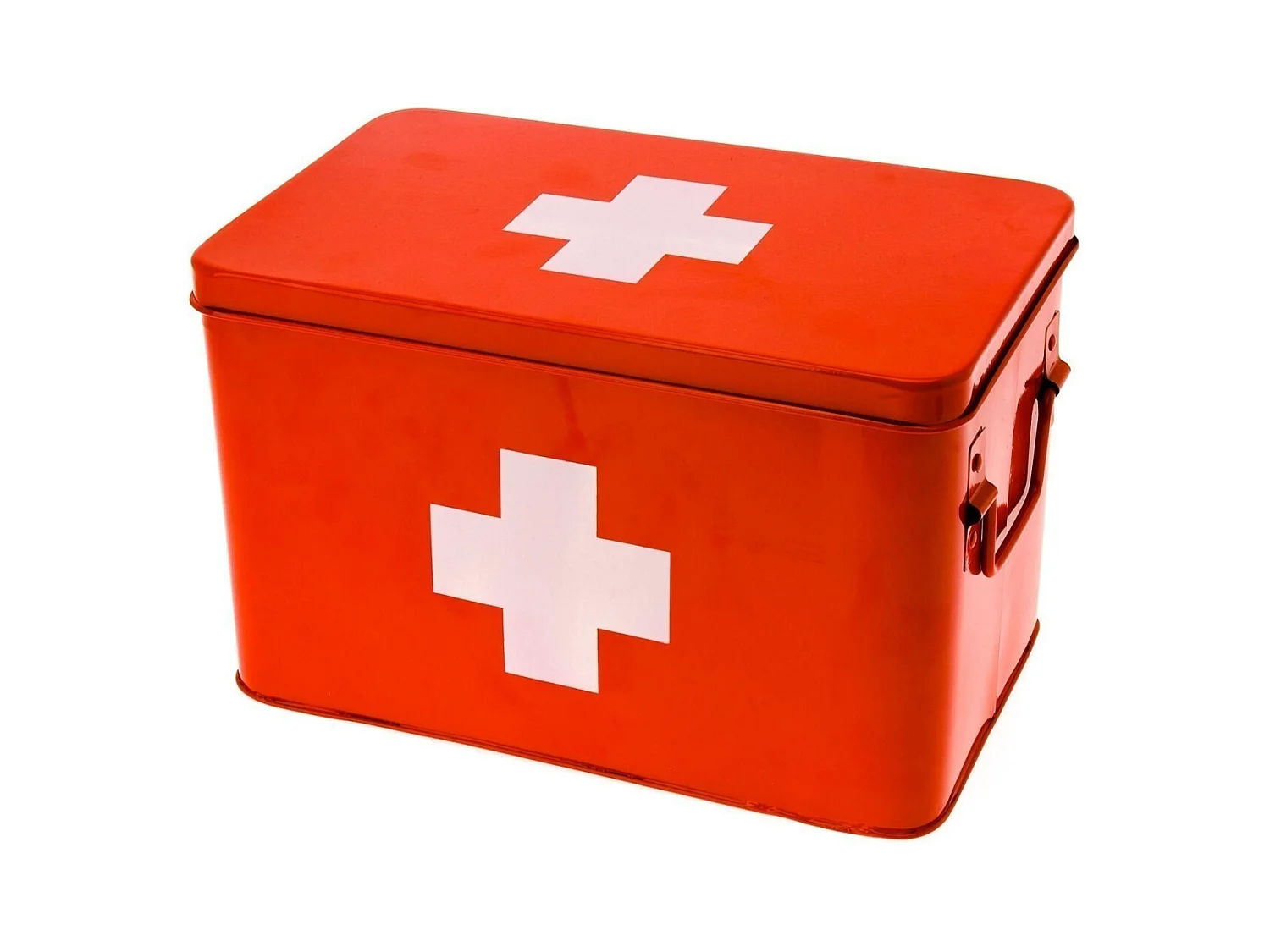 Boîte à pharmacie en métal Cross 31.5 x 19 x 21 cm