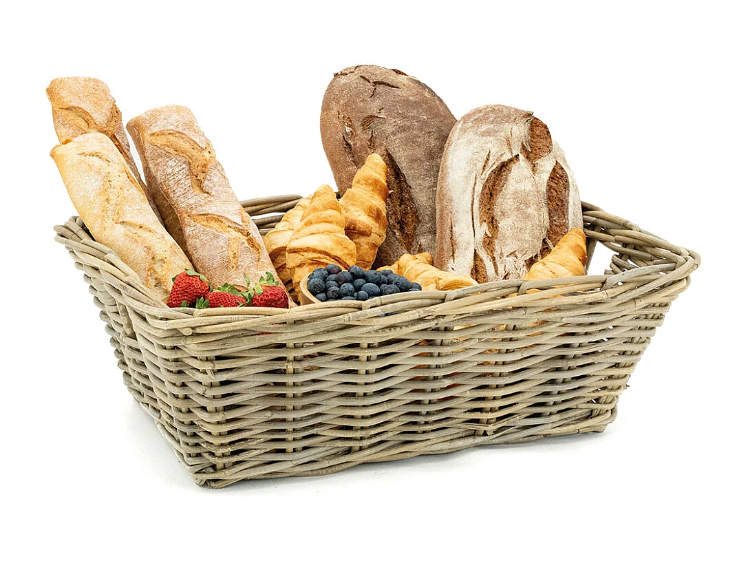 Manne de rangement poelet gris