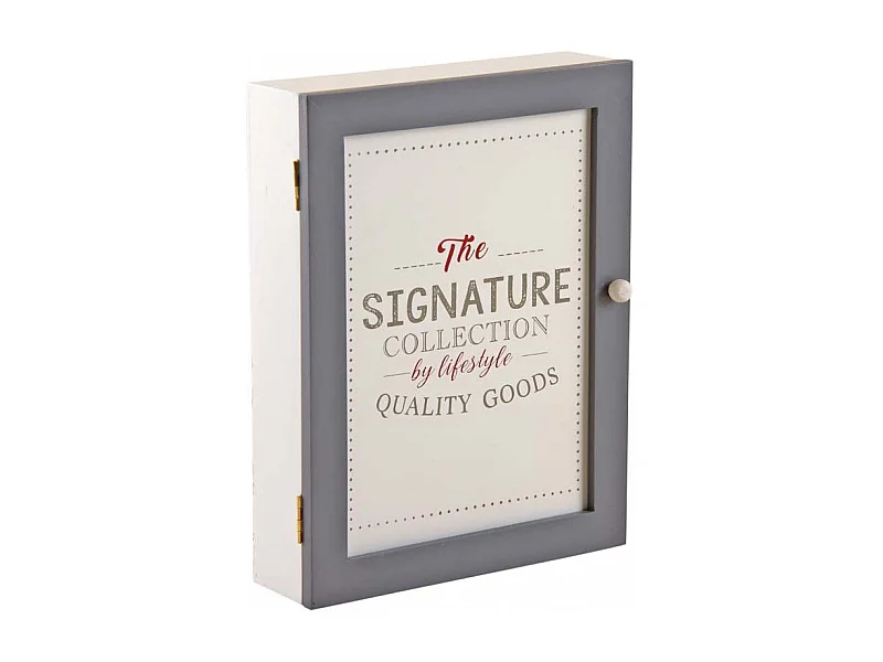 Boîte à clés en bois laqué The signature collection