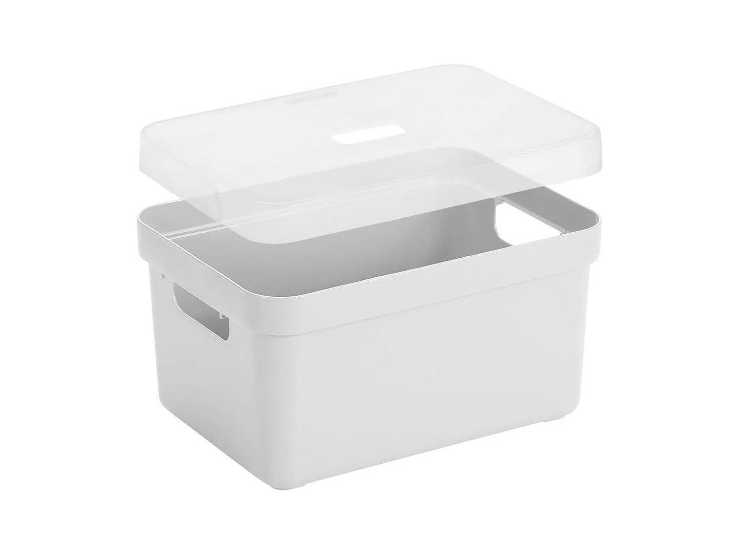 Boite de rangement avec couvercle transparent  Sigma Home Box 13 L