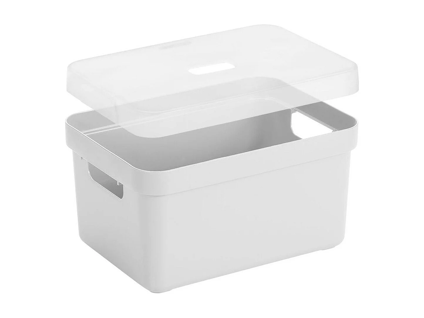 Boite de rangement avec couvercle transparent  Sigma Home Box 13 L
