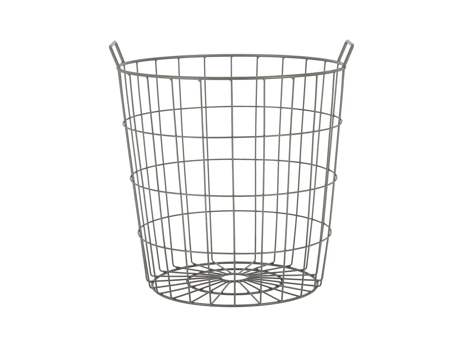 Corbeille ronde en métal grillagé 42 cm