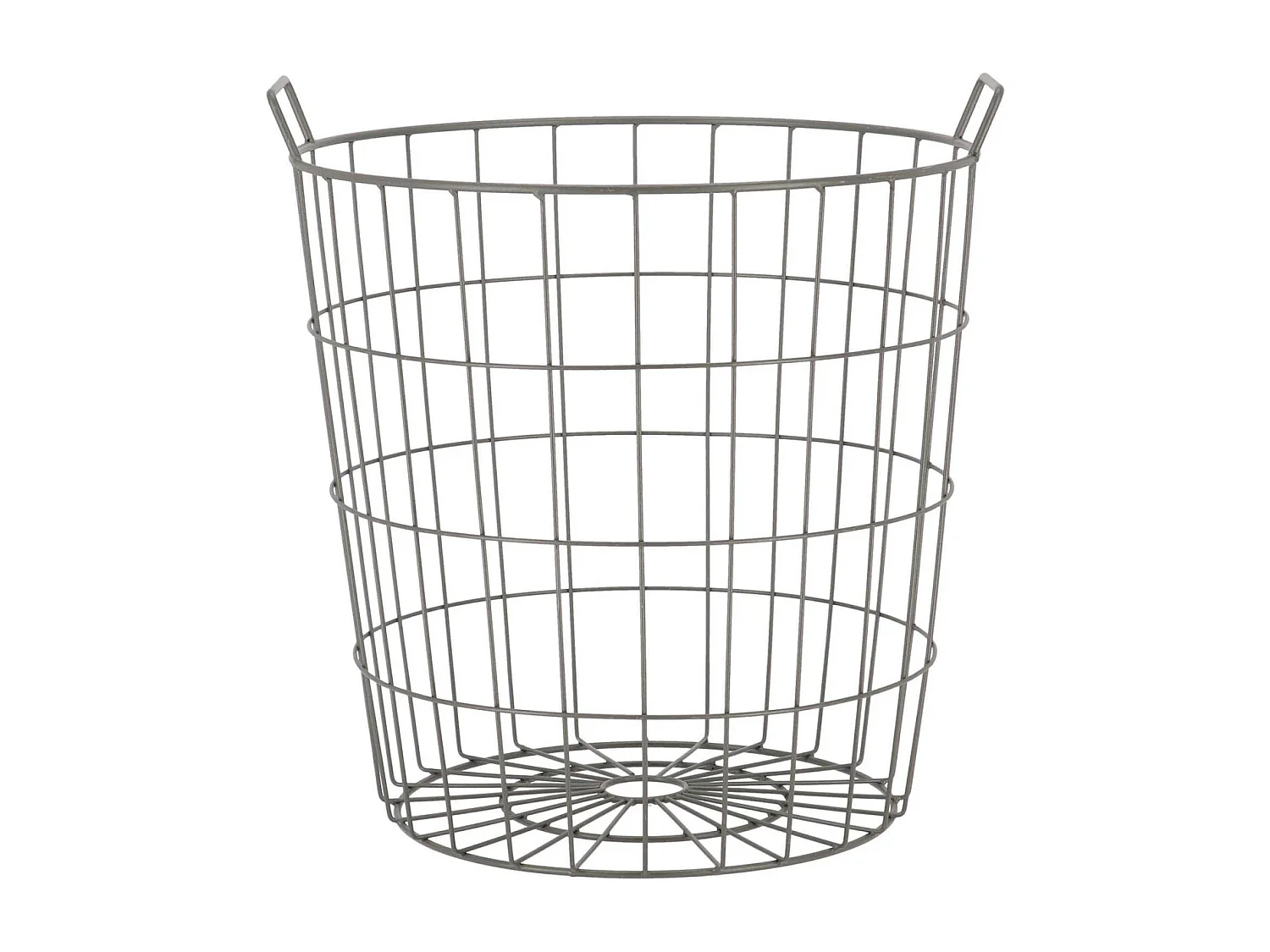 Corbeille ronde en métal grillagé 42 cm