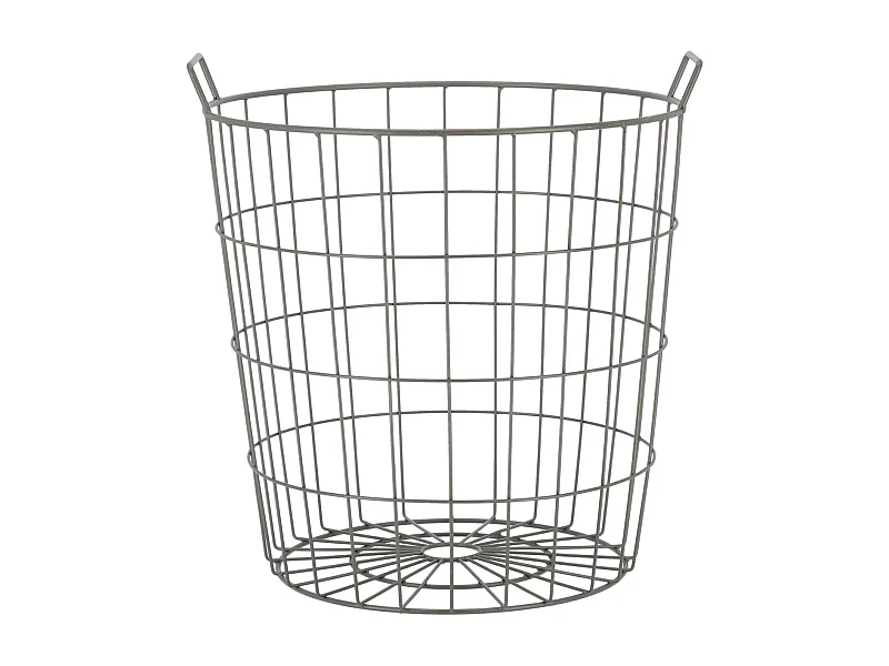 Corbeille ronde en métal grillagé 42 cm