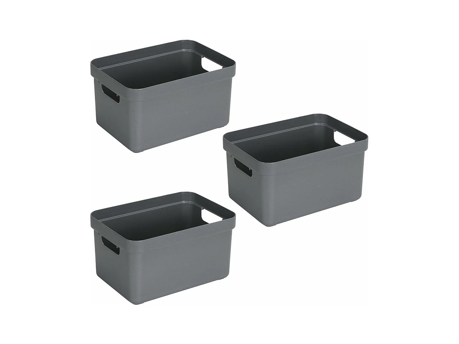 Boite de rangement Sigma Home Box 13 L  (Lot de 3)