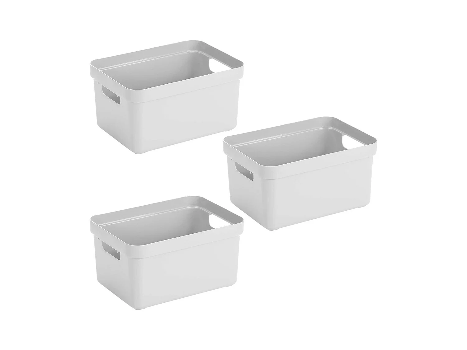 Boite de rangement Sigma Home Box 13 L  (Lot de 3)