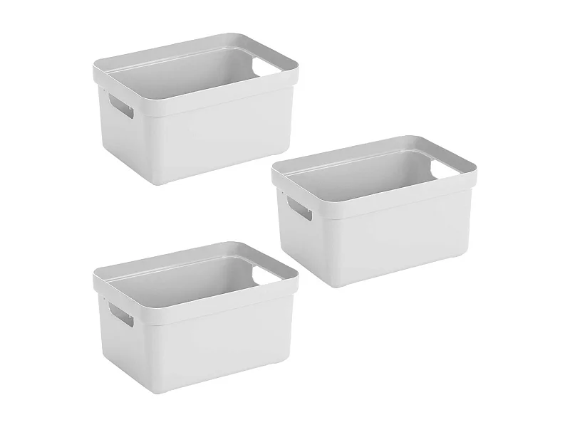Boite de rangement Sigma Home Box 13 L  (Lot de 3)