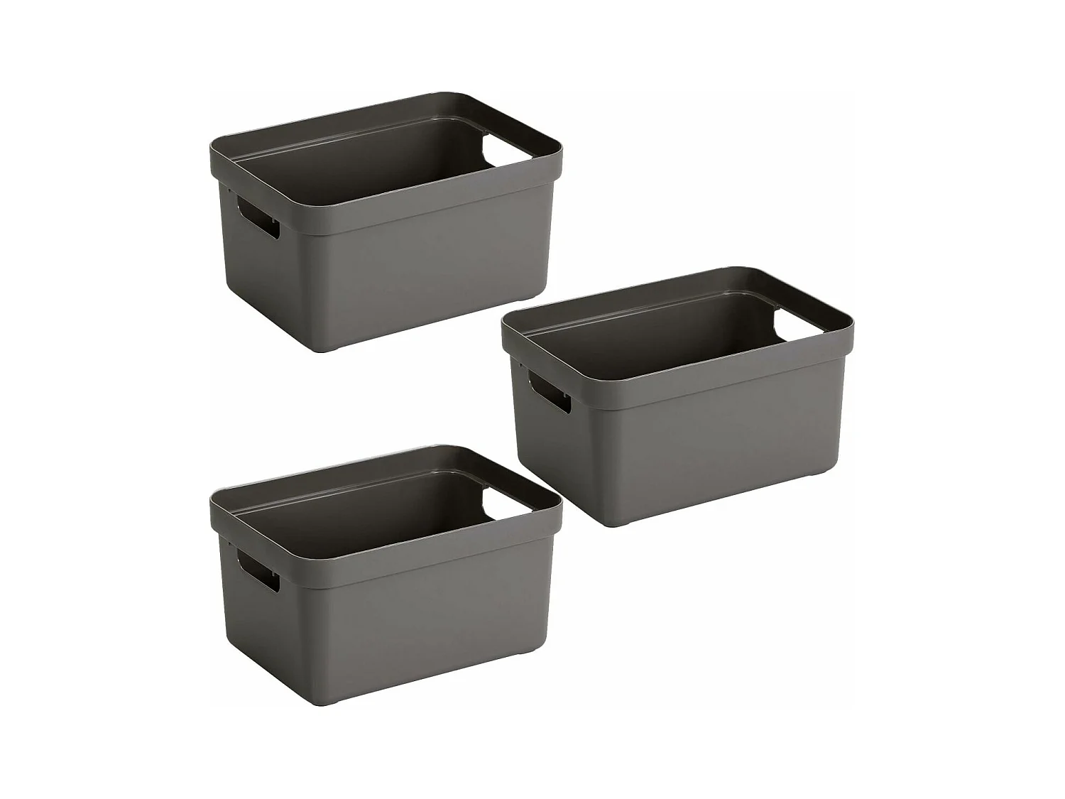 Boite de rangement Sigma Home Box 13 L  (Lot de 3)