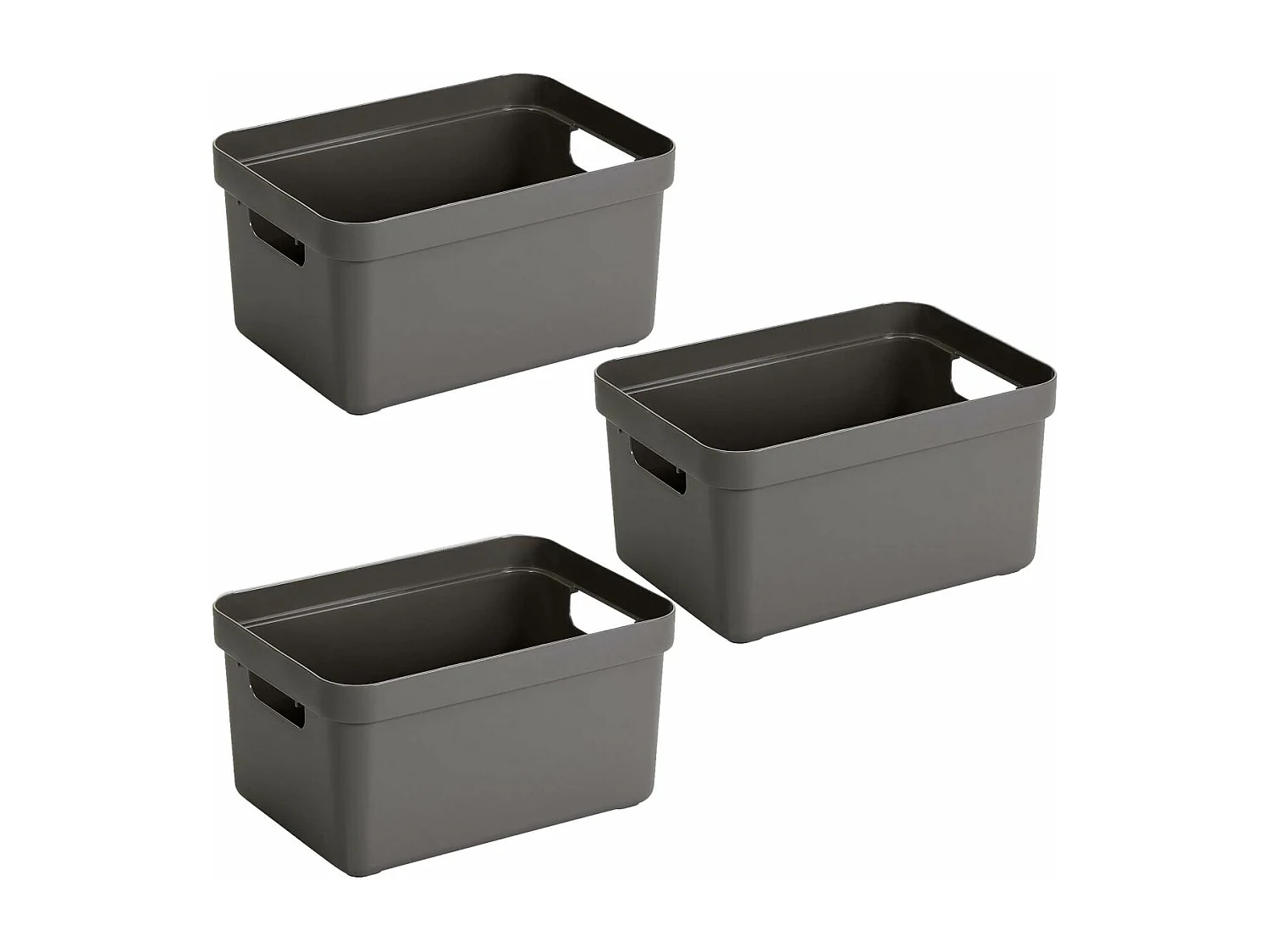 Boite de rangement Sigma Home Box 13 L  (Lot de 3)