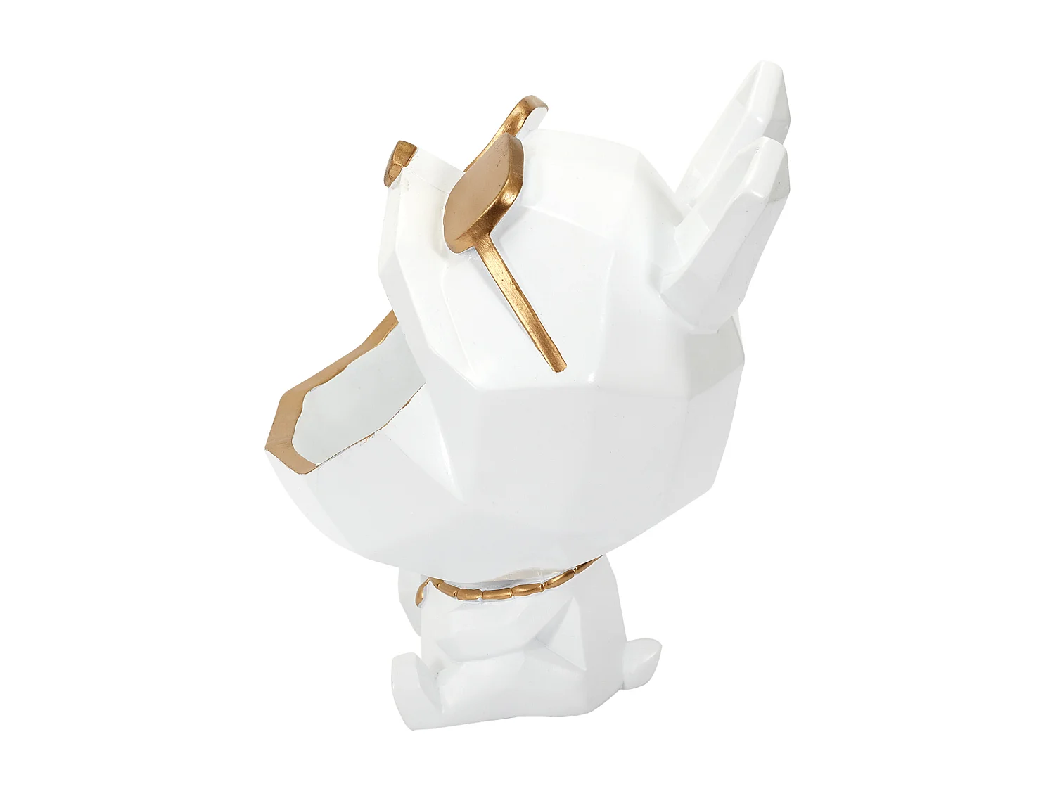 Taschenleerer Hund goldene Origami-Brille