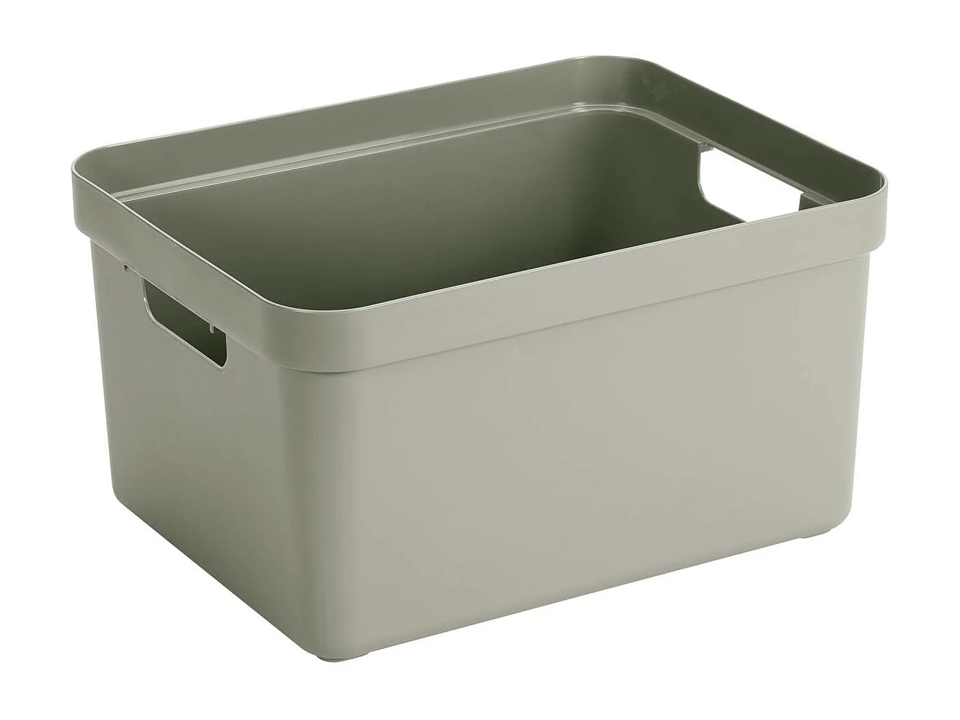 Boite de rangement Sigma home Box 32 L Vert clair