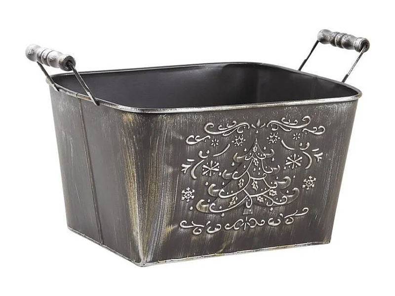 Corbeille métallique Sapin