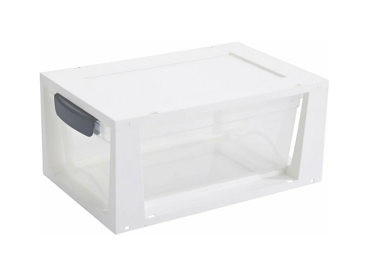 Boite tiroir transparent 6 litres Omega