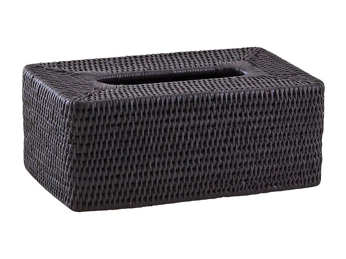 Boite à mouchoirs en rotin