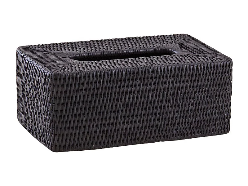 Boite à mouchoirs en rotin