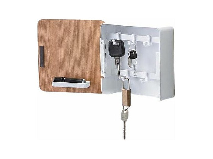 Boîte Magnétique à Clés Boîte de Rangement Sécurisée pour Clés, Aimants