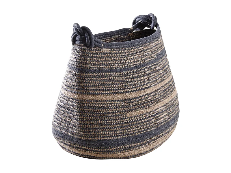 Corbeille de rangement en  jute et polyester