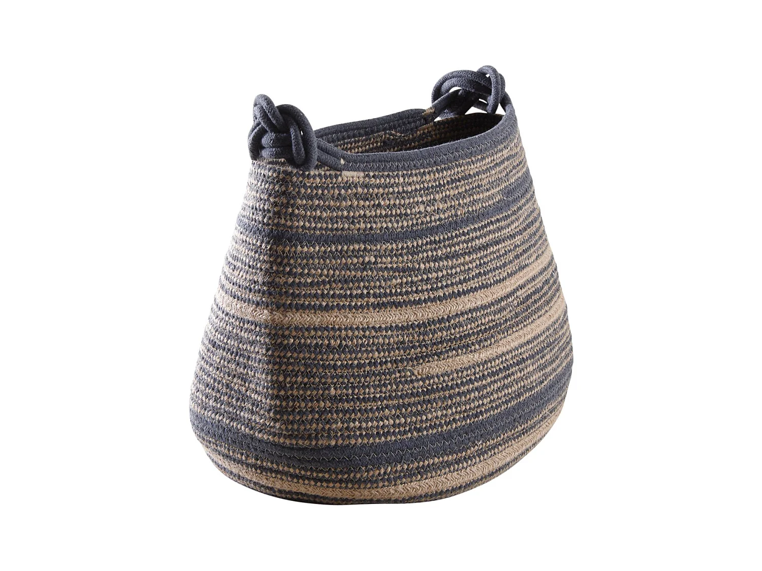 Corbeille de rangement en  jute et polyester