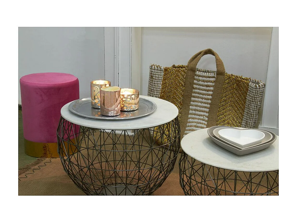 Corbeille de rangement en toile de jute épaisse