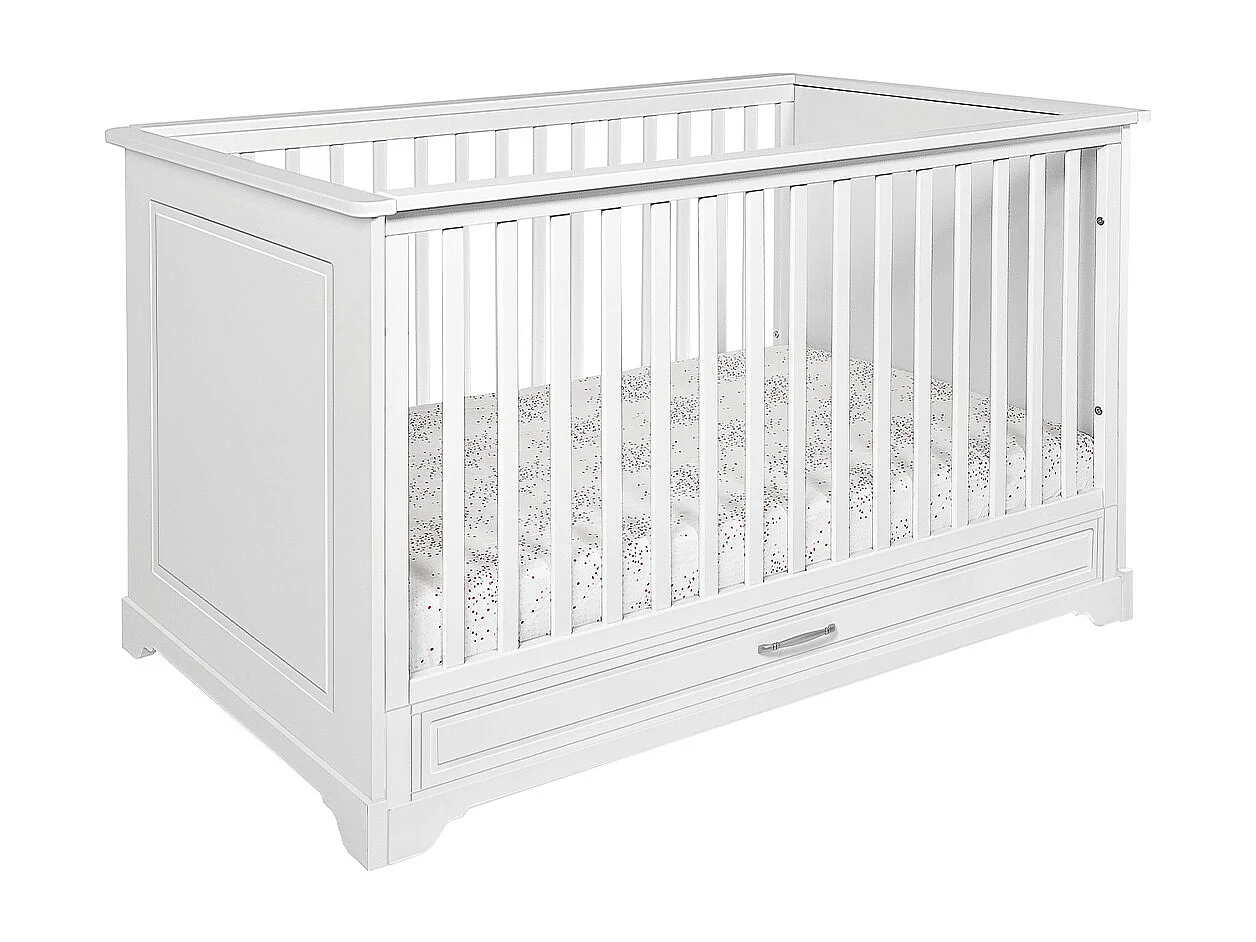 Lit évolutif 70x140 tiroir inclus Melody Blanc