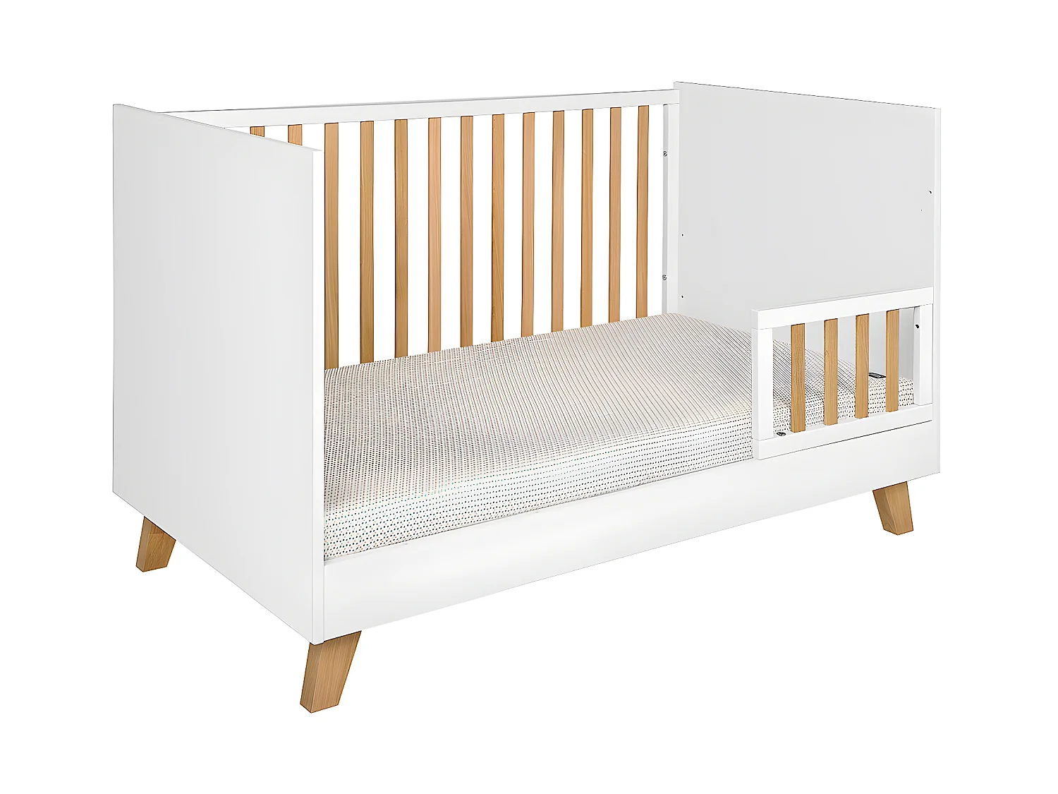 Lit évolutif 70x140 Zara Blanc