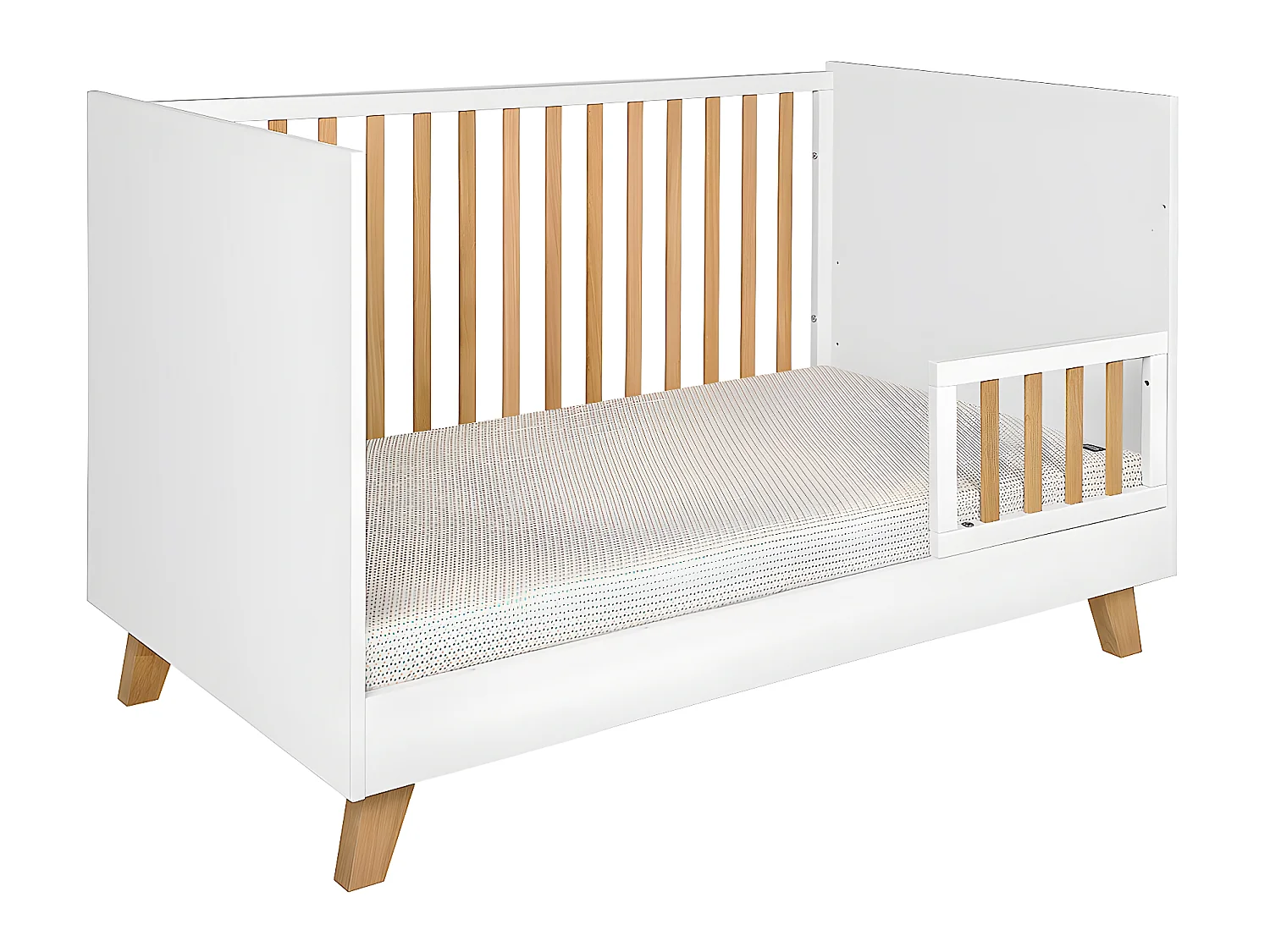 Lit évolutif 70x140 Zara Blanc