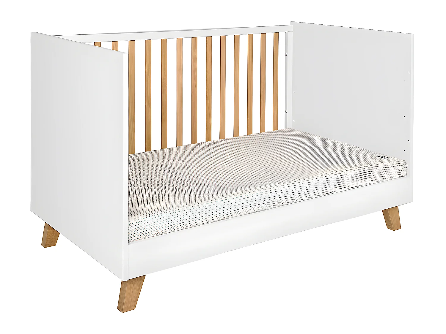 Lit évolutif 70x140 Zara Blanc