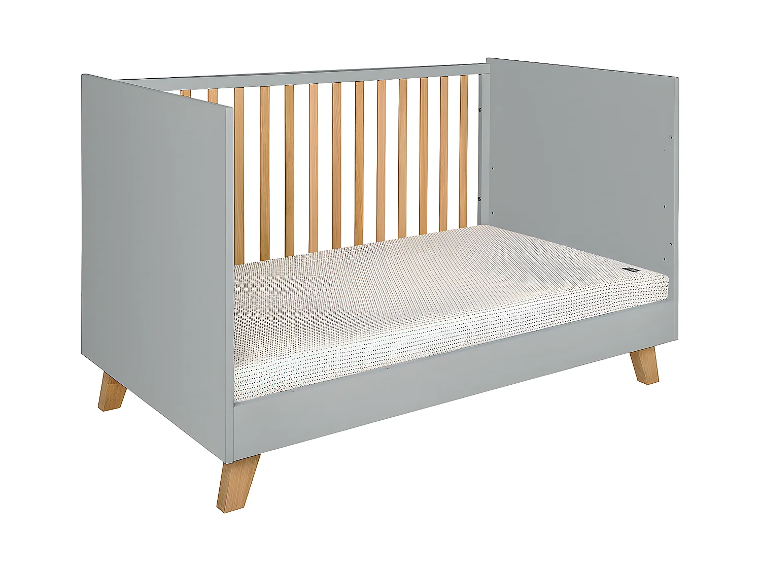 Lit évolutif 70x140 Zara Gris