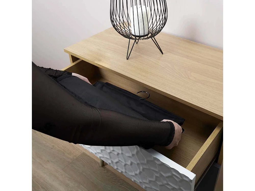 Rangement A Suspendre 6 Sacs A Main 90cm Noir