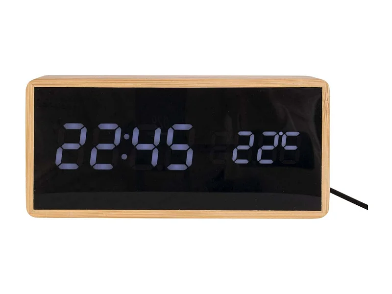 Wekker Tube Bamboo - Naturel