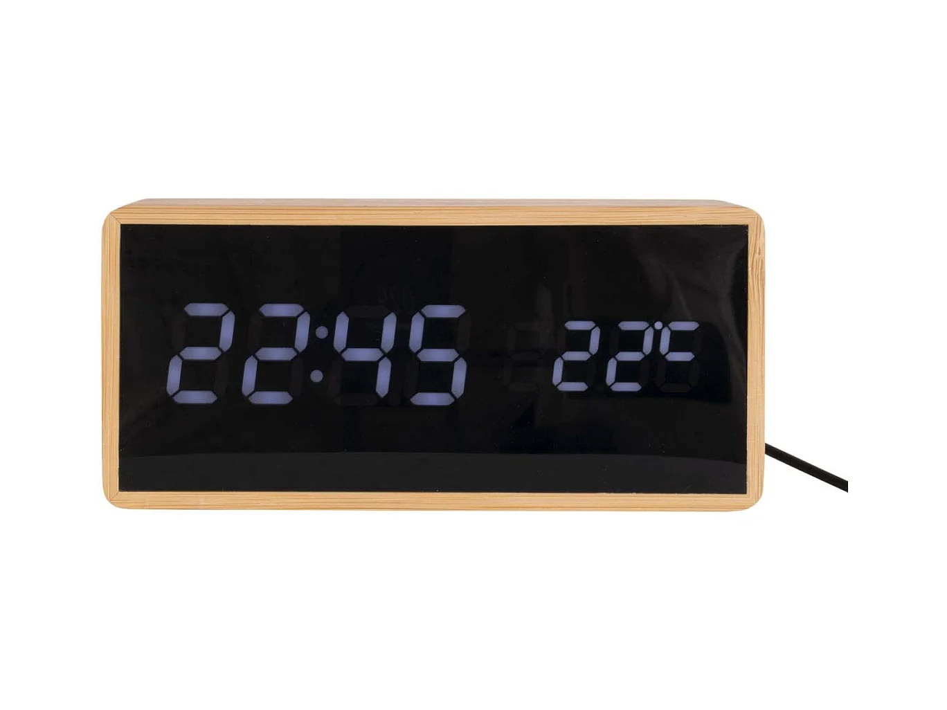 Réveil en bambou Tube