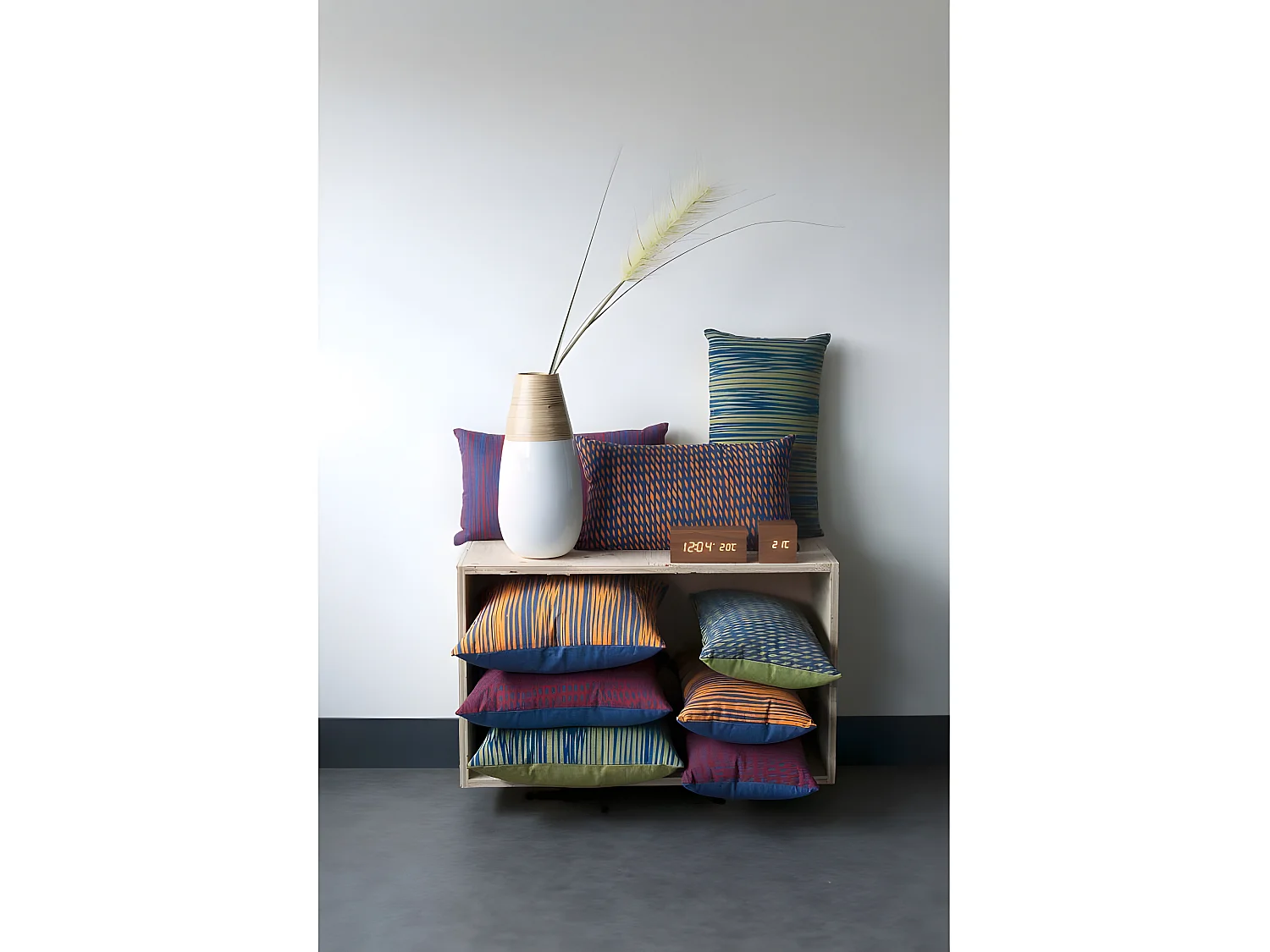 Wekker Tube - Donker hout