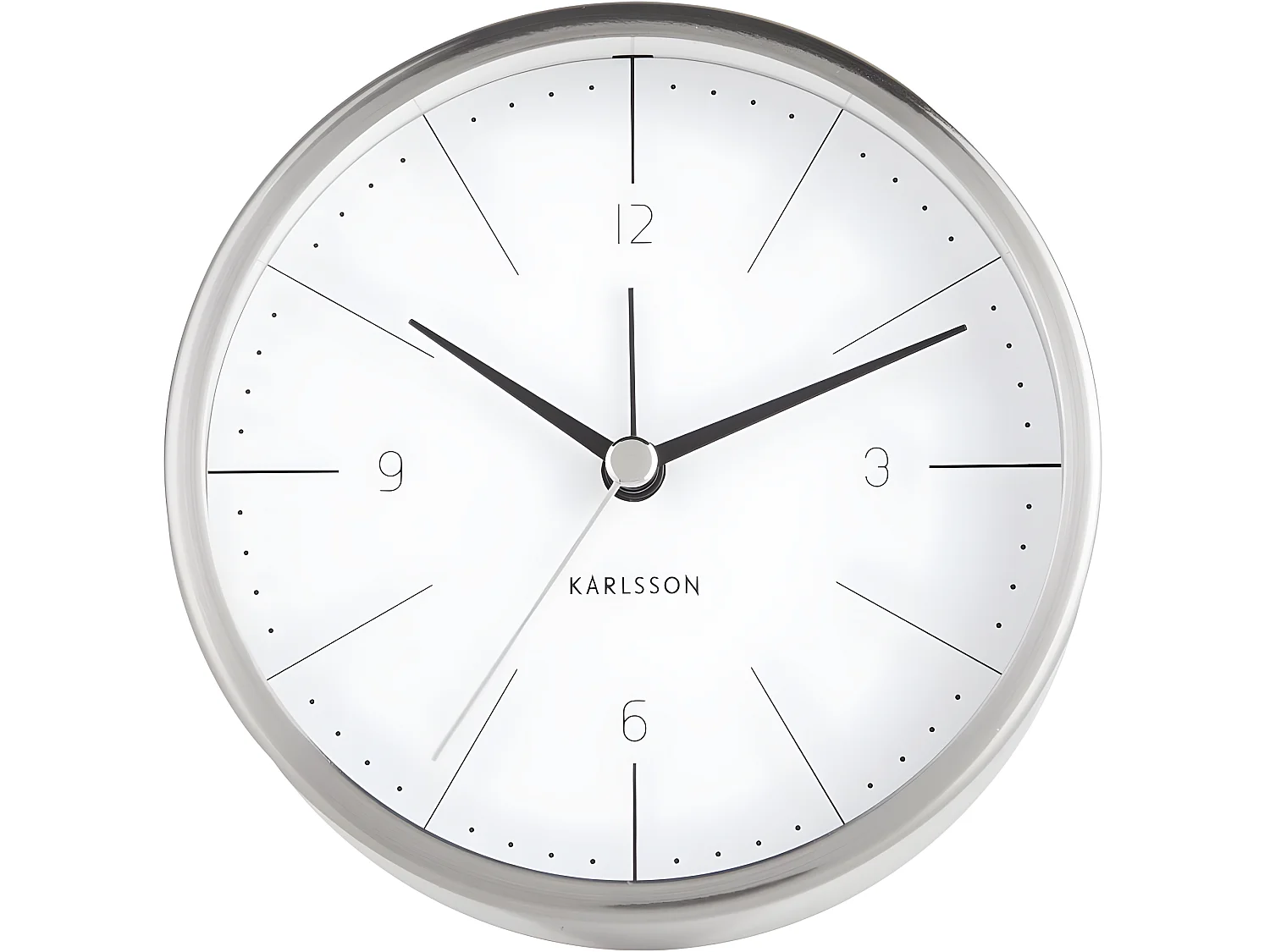 Despertador de metal cepillado Normann