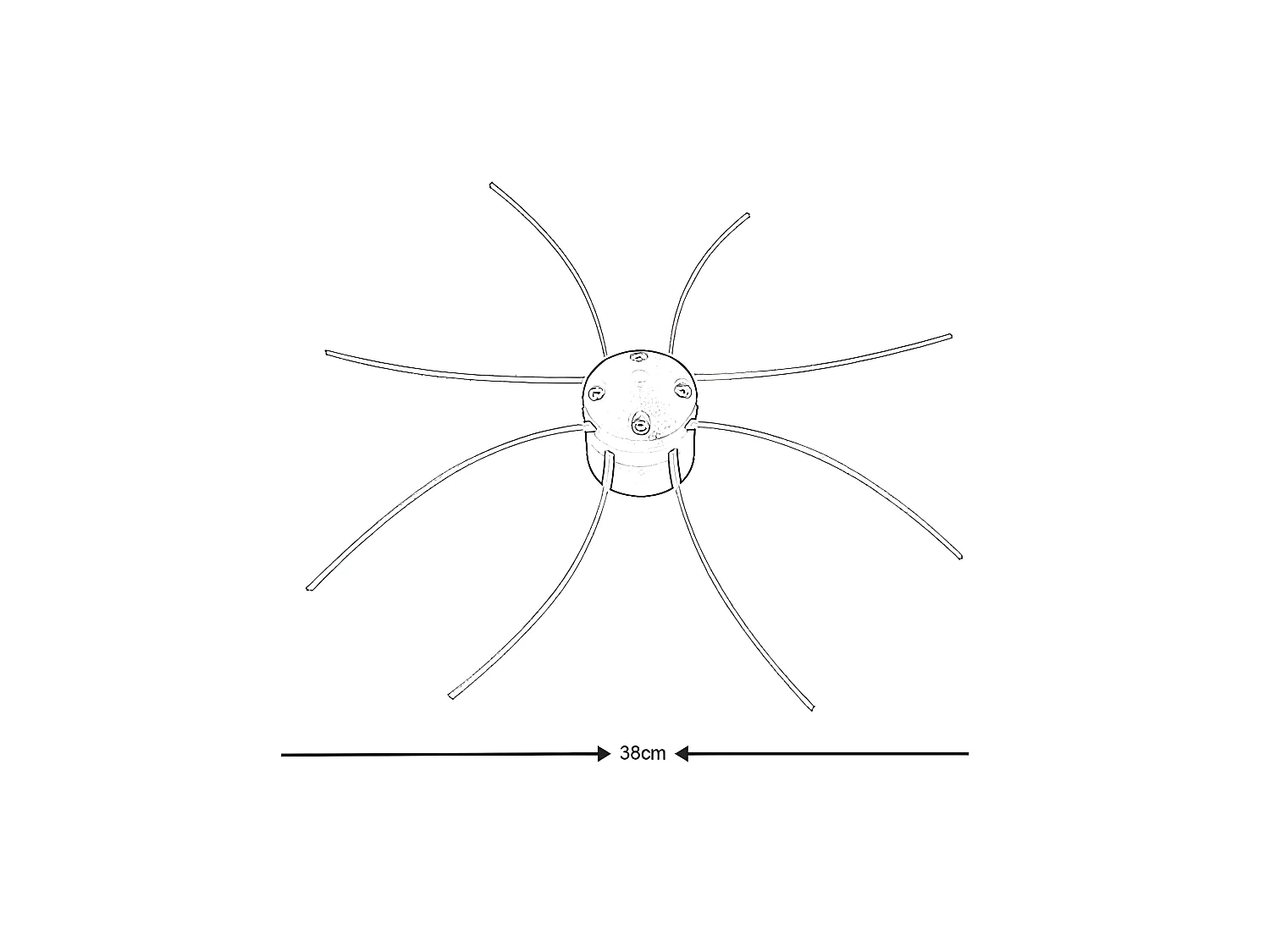 Testina decespugliatrice universale