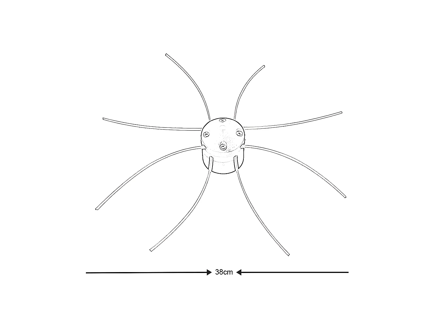 Testina decespugliatrice universale