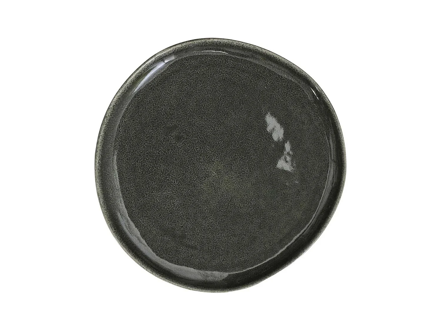 Piatto in gres verde Foresta Nera (Set di 6) Piatto da portata - 27 cm