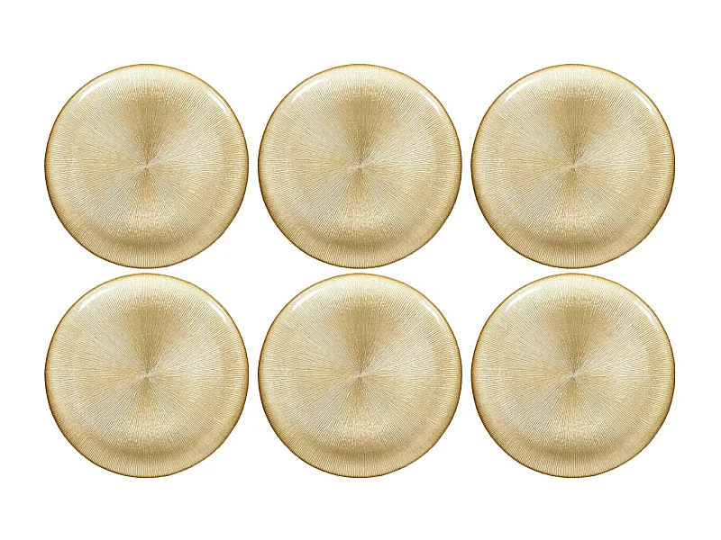 Piatto in vetro Royal (Set di 6) Piatto da pranzo - 27 cm