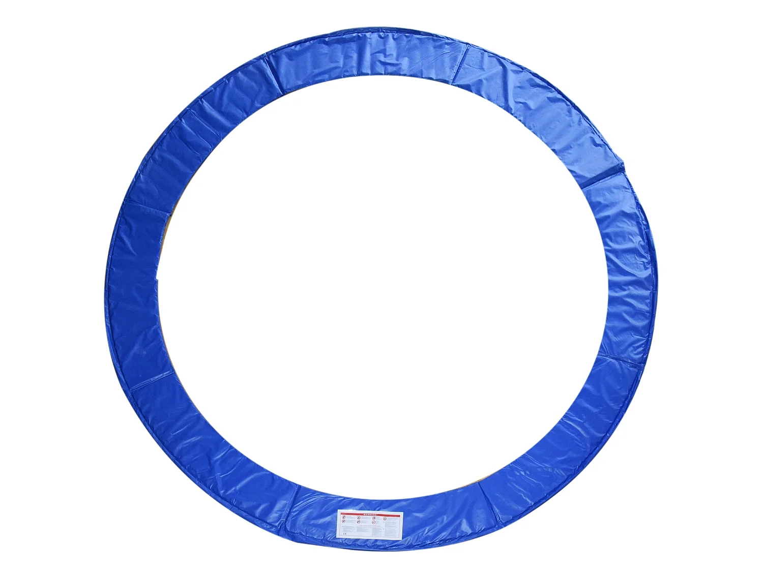 Cojín borde para cama elástica azul 244x244x1.5 cm HOMCOM