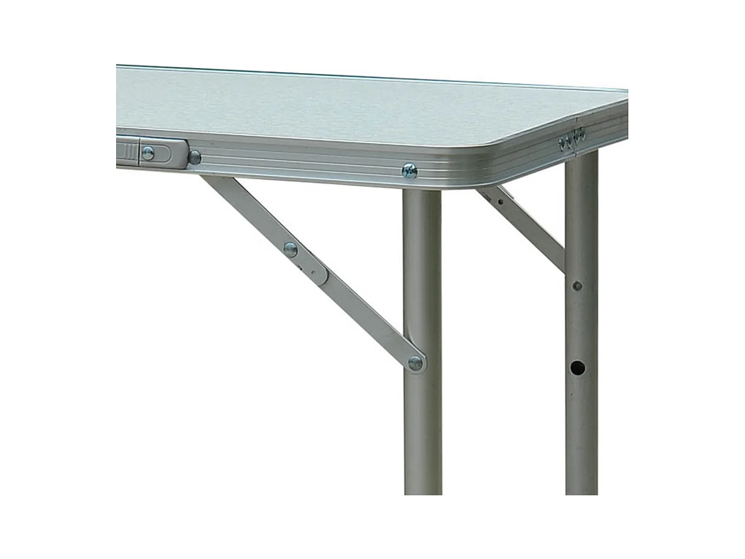 Mesa de camping blanco 60x45x64 cm Outsunny