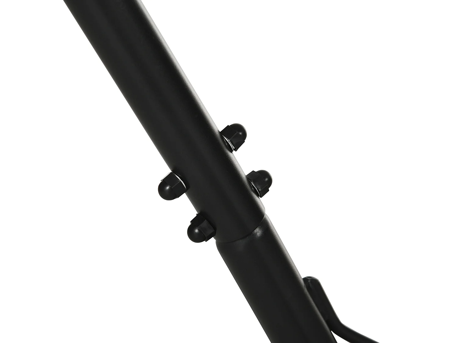 Soporte para hamaca negro 388x109x116 cm Outsunny