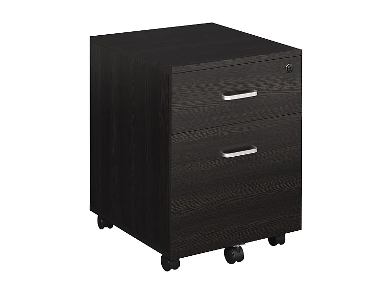 Armario de archivador móvil negro 40x45x55.6 cm Vinsetto