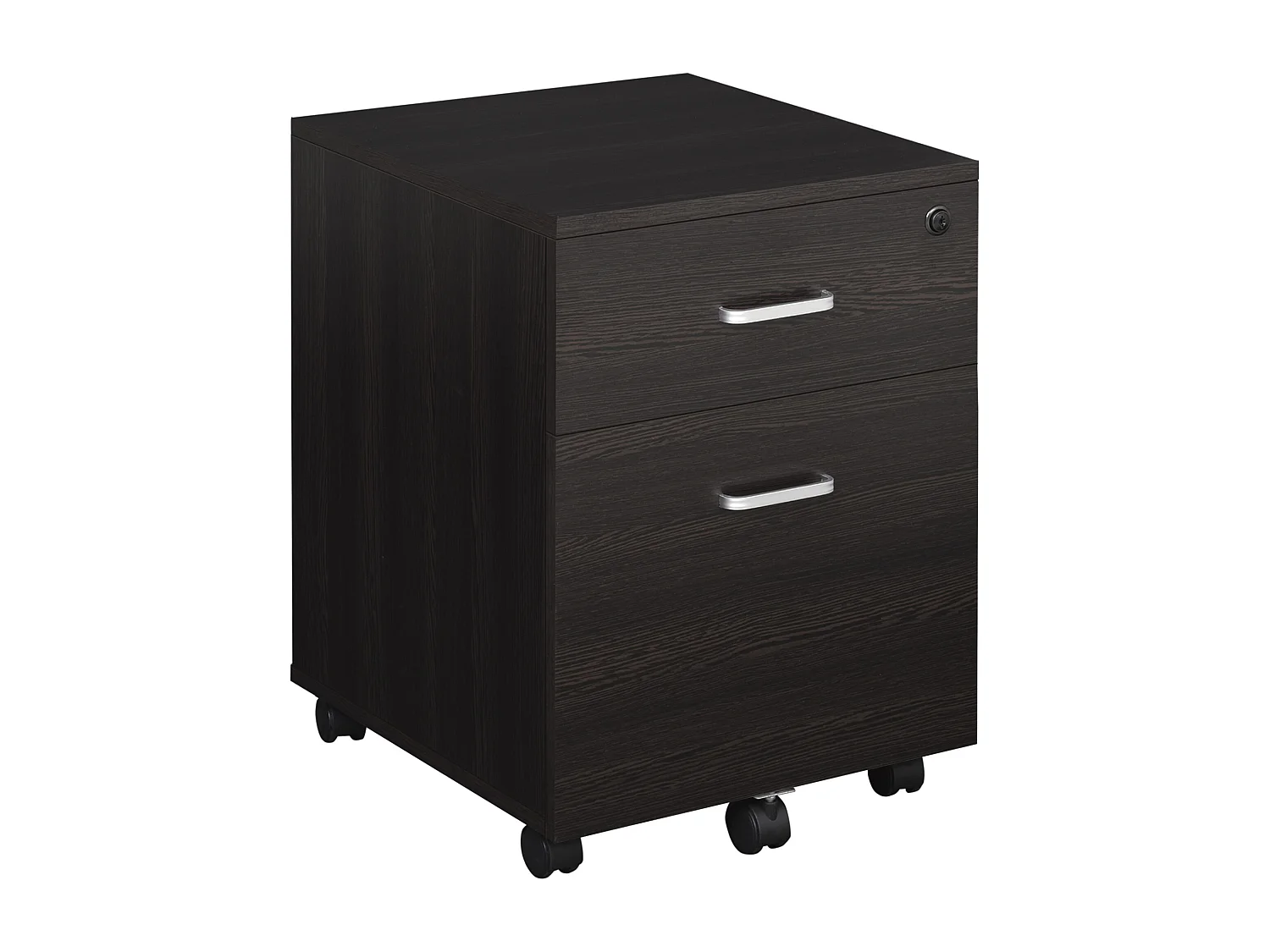 Armario de archivador móvil negro 40x45x55.6 cm Vinsetto