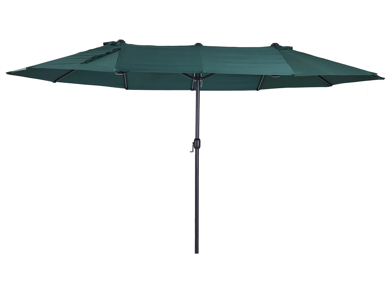 Sombrilla doble verde 460x270x240 cm Outsunny