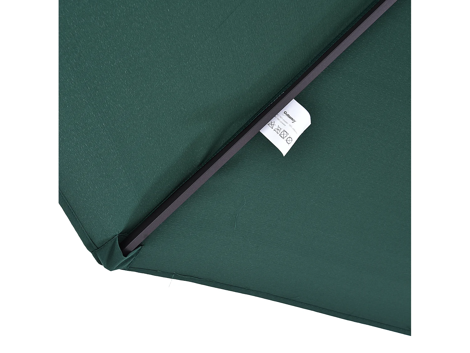 Sombrilla doble verde 460x270x240 cm Outsunny