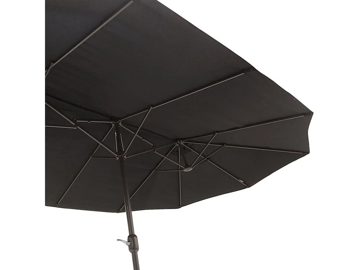 Sombrilla negro 460x270x240 cm Outsunny