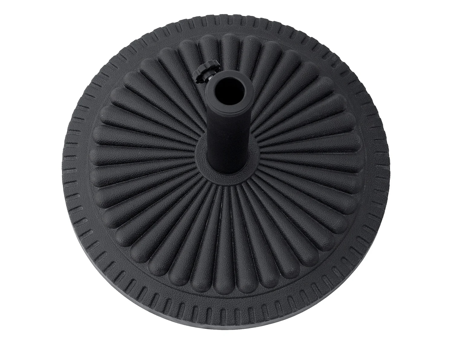 Base para sombrilla de jardín negro ø49x32 cm Outsunny