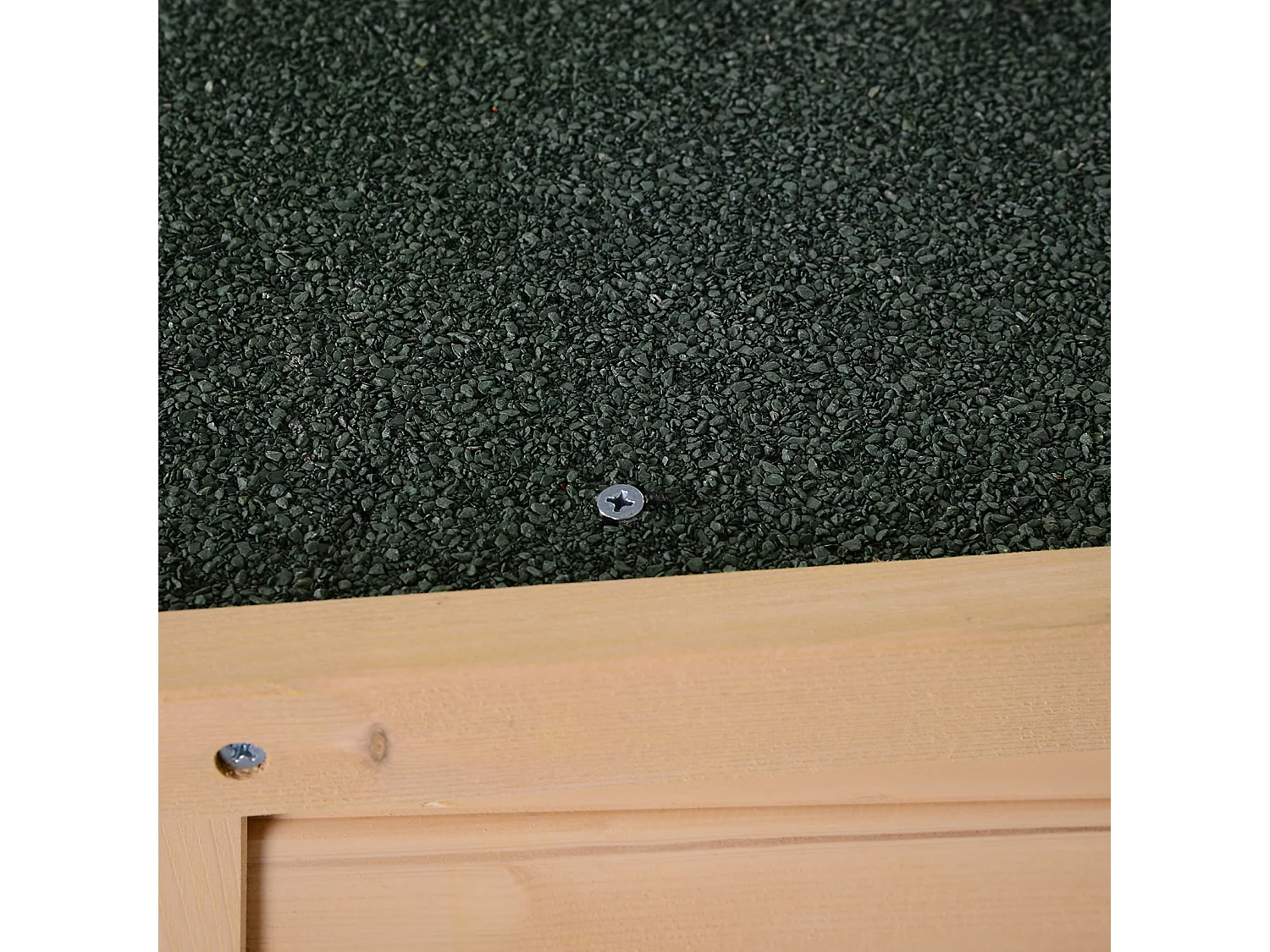 Caseta de madera para jardín madera natural 75x56x115cm Outsunny