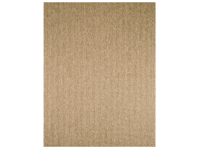 Tapis extérieur - 120x170cm - naturel - 100% polypropylène résistant aux UV - 1400 gr/m² - LYS